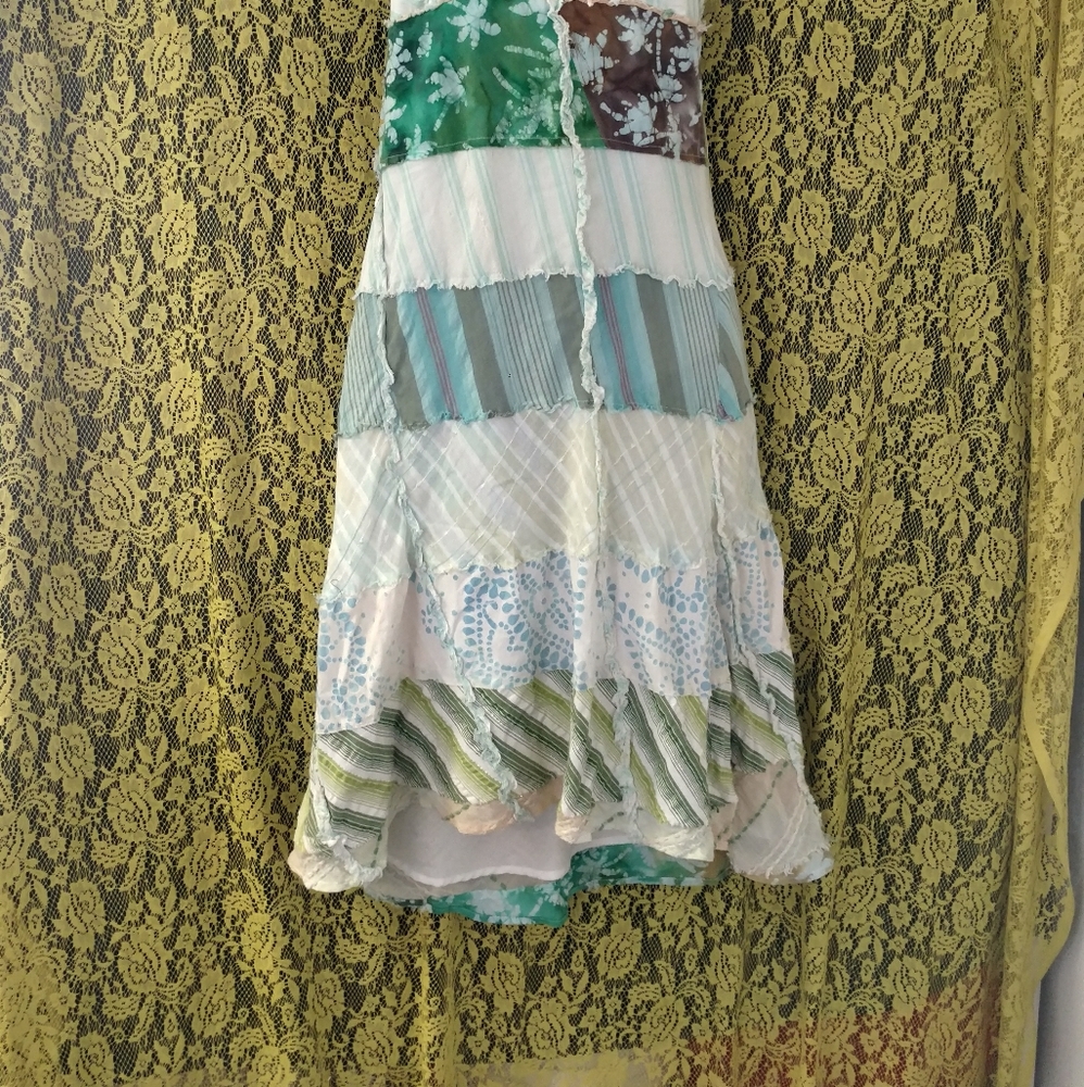 Patchwork Whimsy Vintage Inspired Sundress - image 5